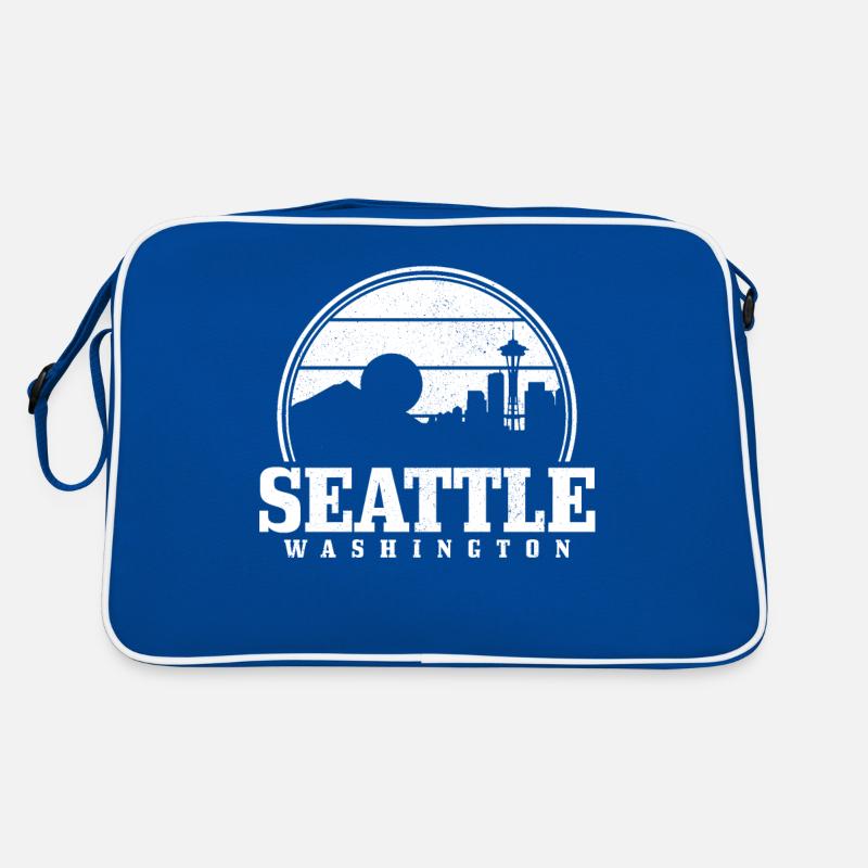 Seattle Washington Souvenir Geschenk Retro Tasche