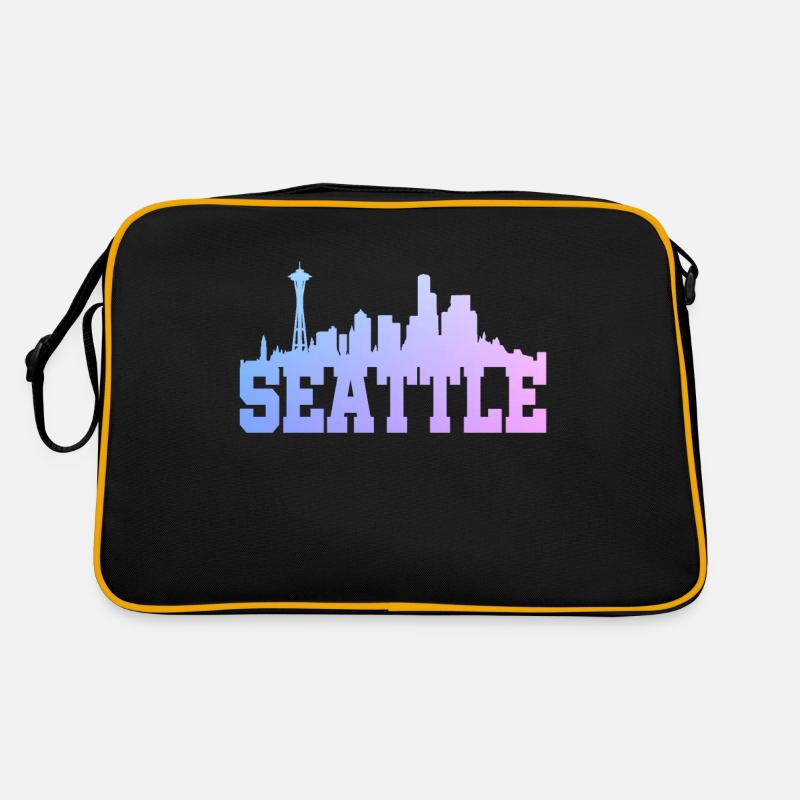 Seattle Washington Souvenir Geschenk Retro Tasche