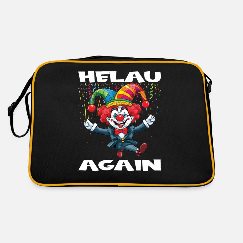 Karneval Kostüm Fasching Fastnacht Retro Tasche