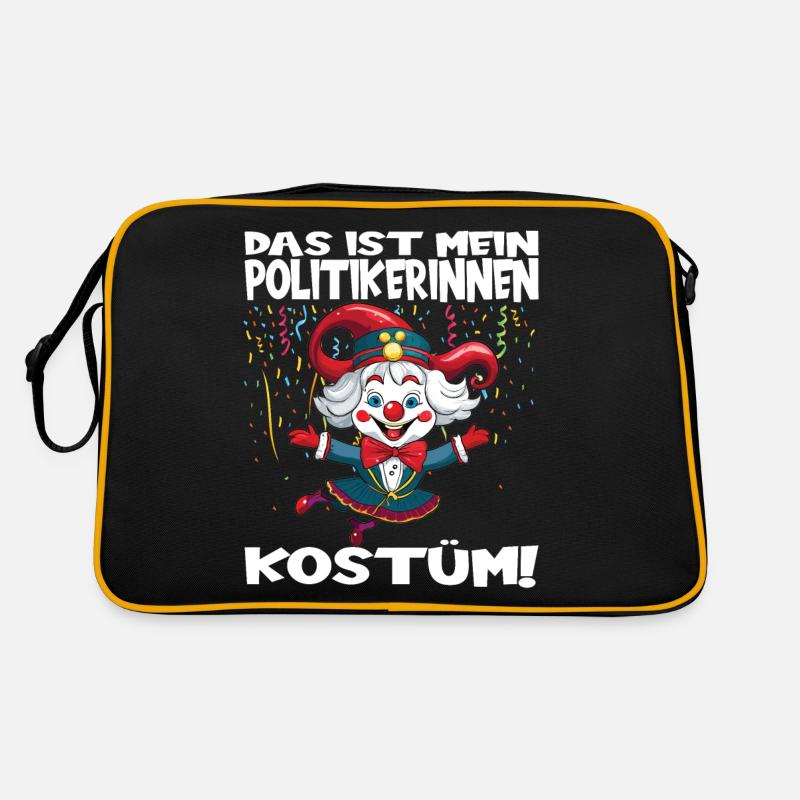 Karneval Kostüm Fasching Fastnacht Retro Tasche