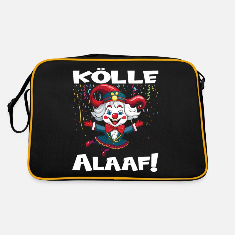 Karneval Kostüm Fasching Fastnacht Retro Tasche