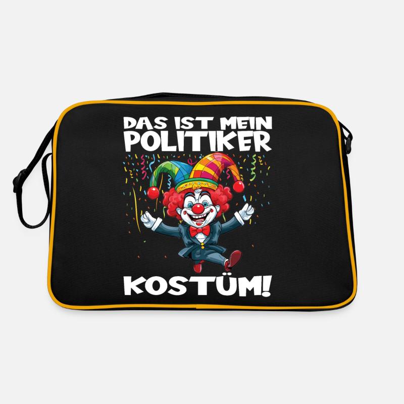 Karneval Kostüm Fasching Fastnacht Retro Tasche