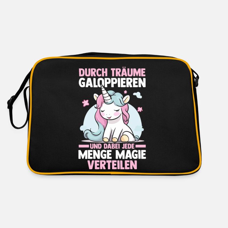 Einhorn Retro Tasche