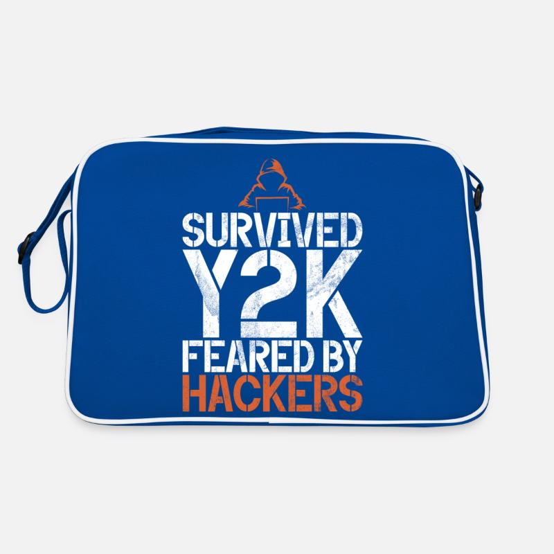 Cyber-sicherheits-hacker-hacking Retro Tasche