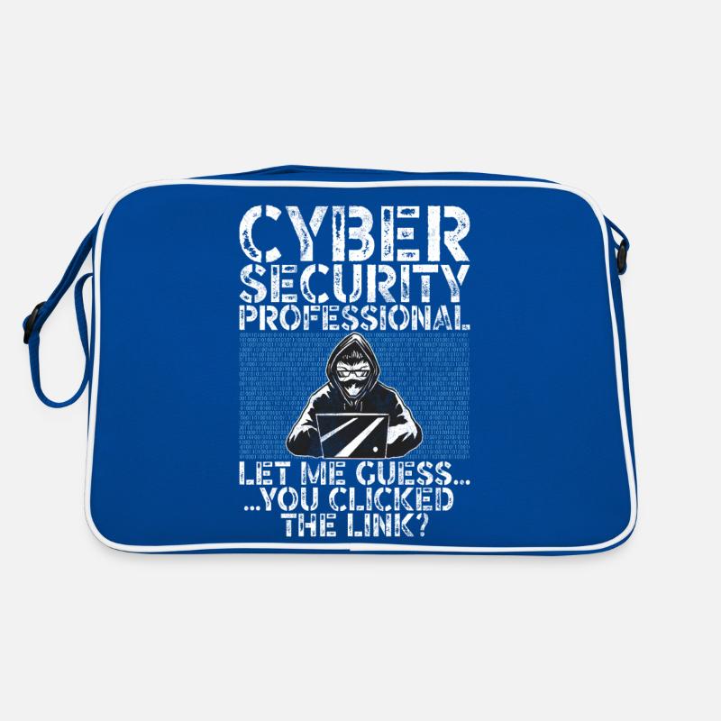 Cyber security hacker hacking Retro Bag