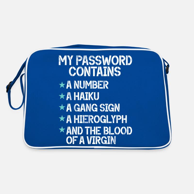 Cyber-sicherheits-hacker-hacking Retro Tasche