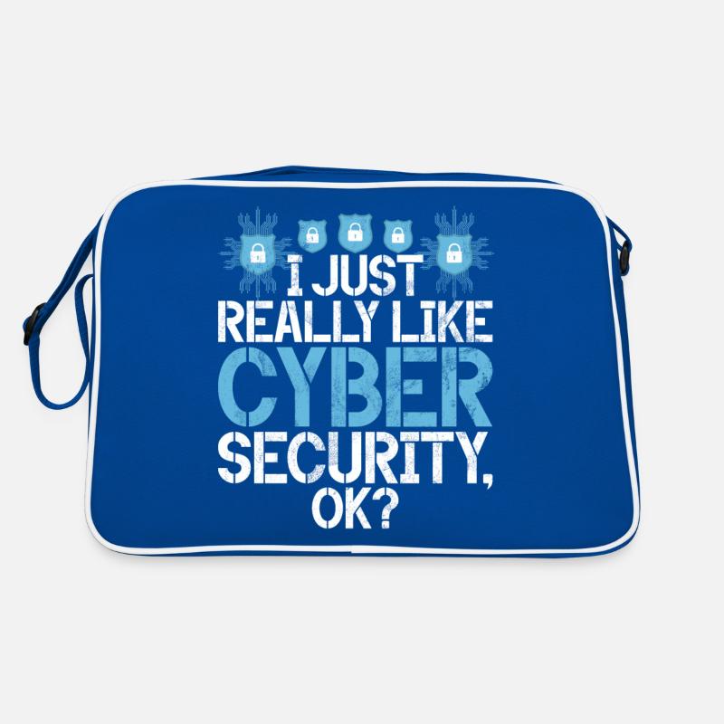 Cyber-sicherheits-hacker-hacking Retro Tasche