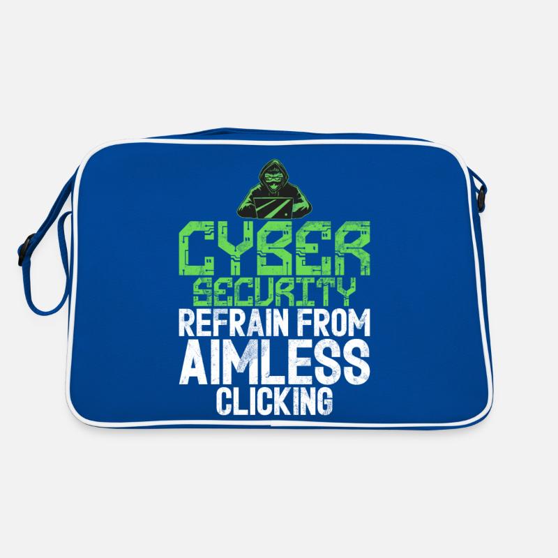 Cyber-sicherheits-hacker-hacking Retro Tasche