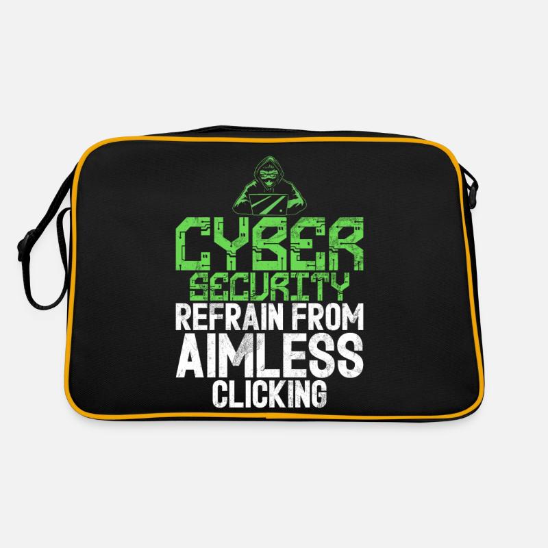 Piratage informatique en cybersécurité Sac Retro