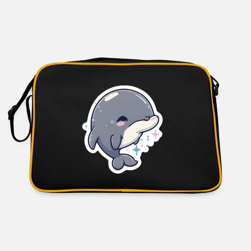 Amoureux des baleines Sac Retro