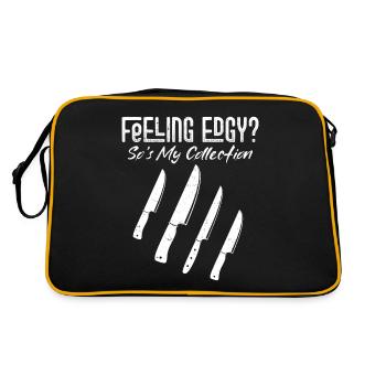 Vous vous sentez avant-gardiste ? So’s My Collection Hobby Couteau Colle - Sac Retro - noir/or - Dos