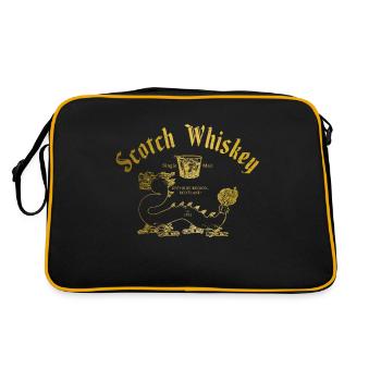 Scotch Whiskey Scotland Scottish - Retro Bag - black/gold - Back