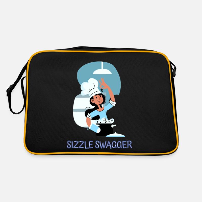 Chef Cook Kitchen Culinary Retro Bake Restaurant Retro Bag