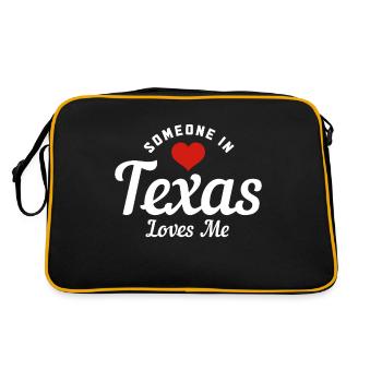 Texas - Retro Bag - black/gold - Back