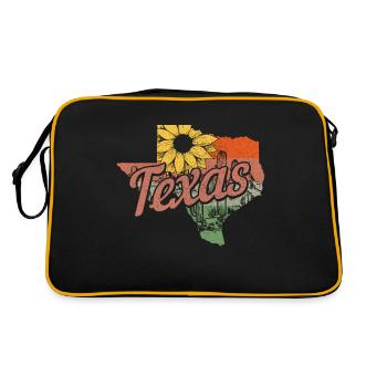 Texas - Retro Bag - black/gold - Back