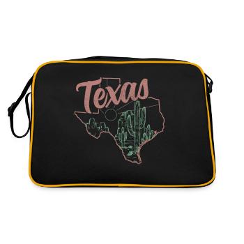 Texas - Retro Bag - black/gold - Back