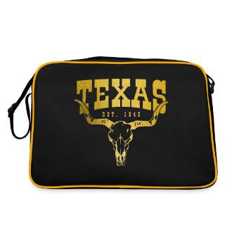Texas - Retro Bag - black/gold - Back