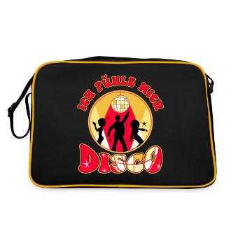 I Feel Disco Party Celebrate Disco Go Dancing - Retro Bag - black/gold - Back