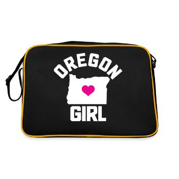 Fille de l’Oregon - Sac Retro - noir/or - Dos