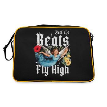 Sentez les rythmes s’envoler haut - Sac Retro - noir/or - Dos