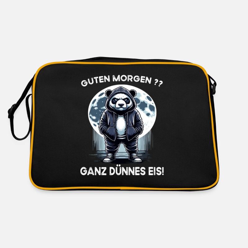I hate people morning grouch in the office funny Retro Bag