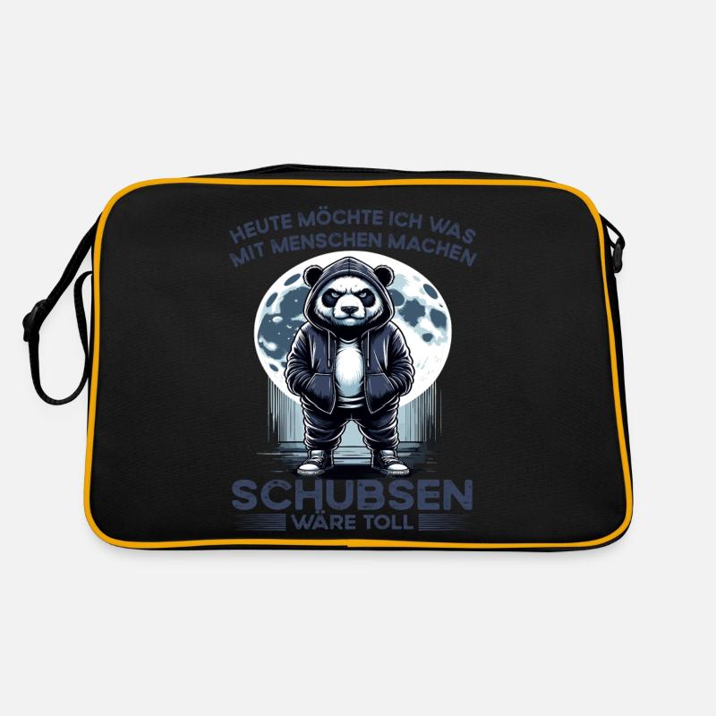 I hate people morning grouch in the office funny Retro Bag