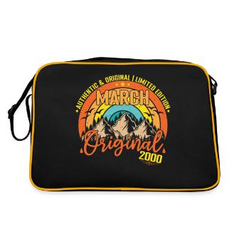 Mars 2000 Mars anniversaire 2000 Mars Originale - Sac Retro - noir/or - Dos