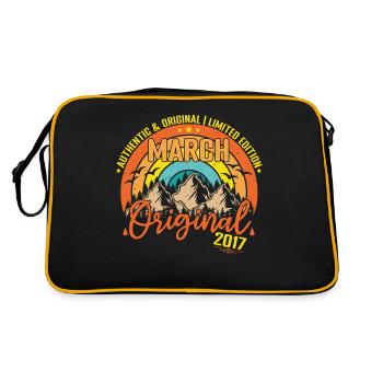 Mars 2017 Mars anniversaire 2017 Mars Originale - Sac Retro - noir/or - Dos