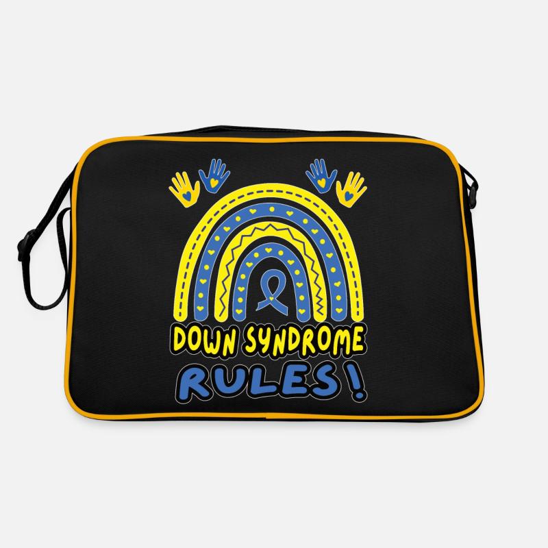 Down Syndrome Rules - Down Syndrome Day Retro Tasche
