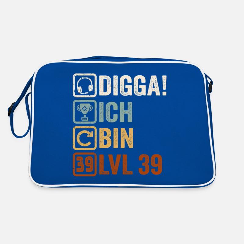 39th Birthday Gift 39th Gamer Saying Retro Bag