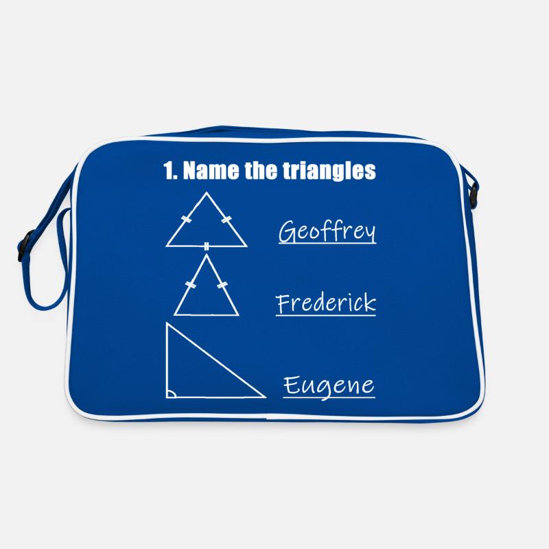 Nom Les Triangles Drôle Math Amant Tenues Math Sac Retro