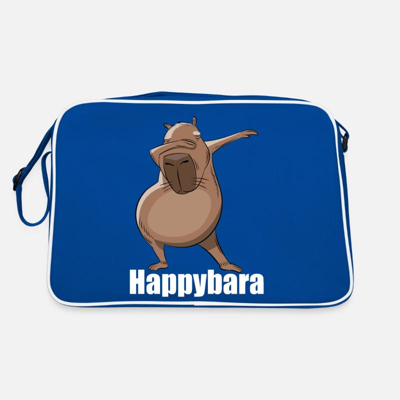 Capybara Dabbing Happybara Cadeau Sac Retro