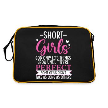 Filles de petite taille Dieu ne laisse les choses pousser que jusqu’à ce que - Sac Retro - noir/or - Dos