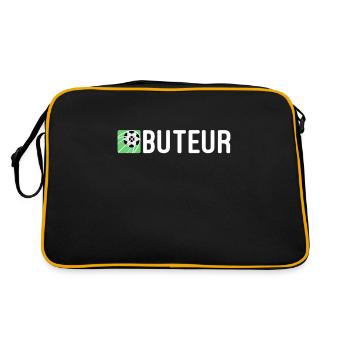 Buteur - Pour les attaquants au football - Sac Retro - noir/or - Dos