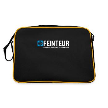 Feinteur au Handball. Pour les fans de hand - Sac Retro - noir/or - Dos