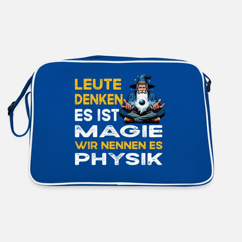 People Thinking Magic Physics Physicist Teacher Retro Bag