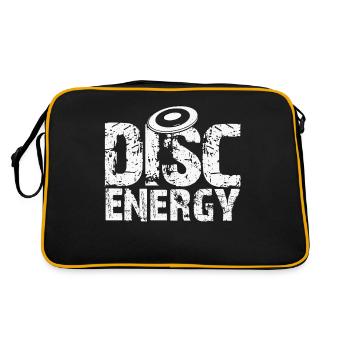 Disc Energy Disc Golfer Shirt - Retro Bag - black/gold - Back