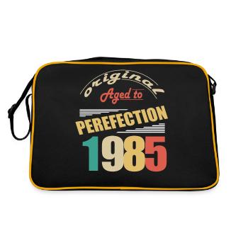 I'm 39 years old | I was born in 1985 - birth - Retro Bag - black/gold - Back