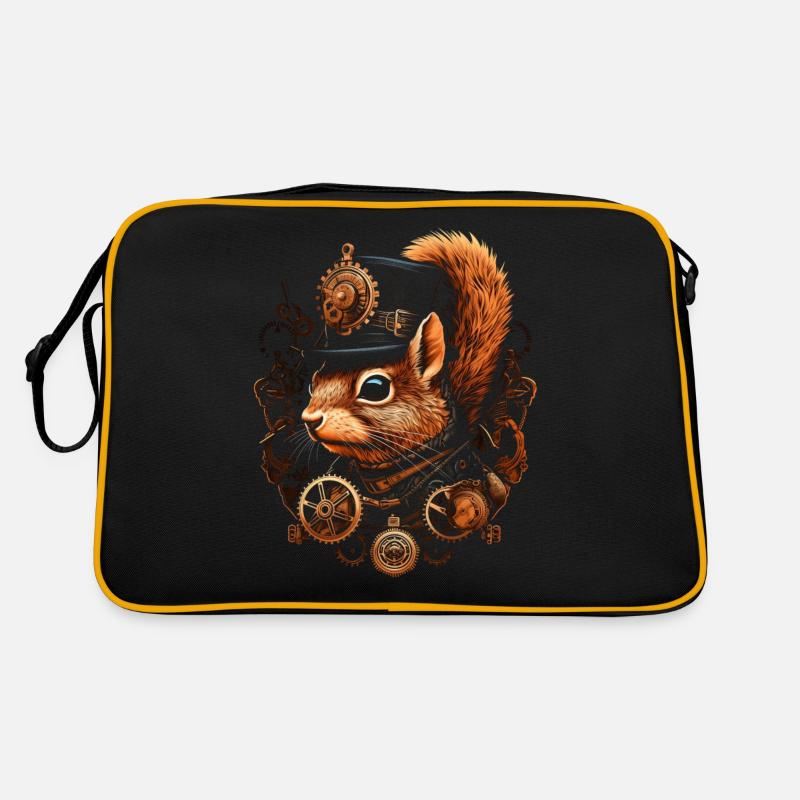 Eichhörnchen Steampunk Retro Tasche