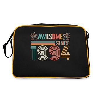 1994 anniversary since 1994 Vintage 1994 - Retro Bag - black/gold - Back