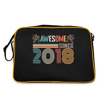 2018 anniversary since 2018 Vintage 2018 - Retro Bag - black/gold - Back