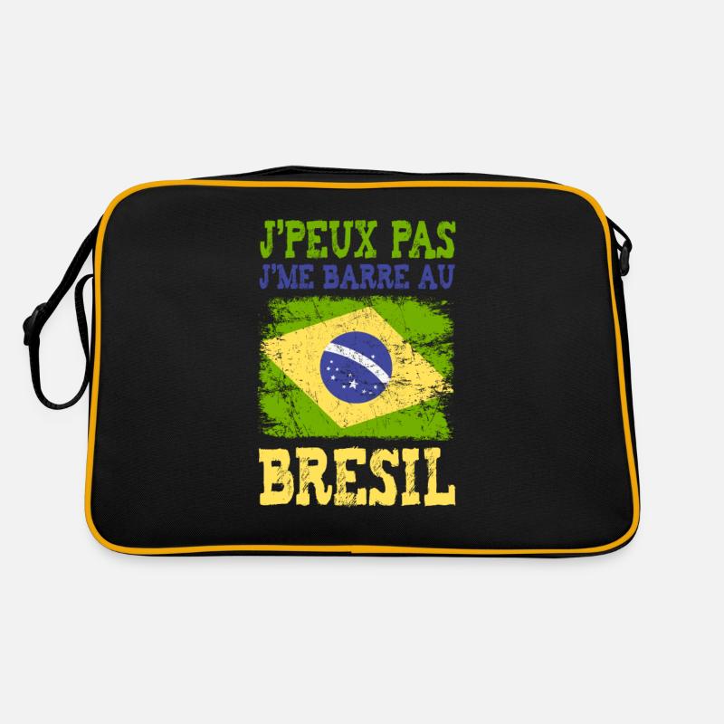 I can't get stuck in Brazil Retro Bag