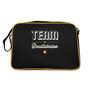 Team Bouillabaisse, Mangeurs de Bouillabaisse - Sac Retro - noir/or - Dos