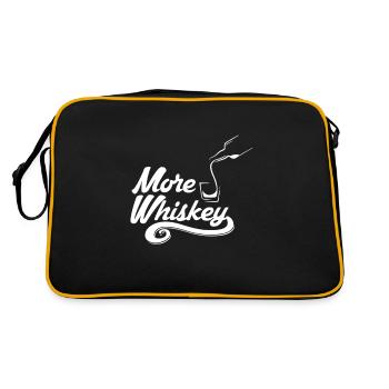 Plus de whisky - Fun Whiskey Alcohol Drink Hangover - Sac Retro - noir/or - Dos