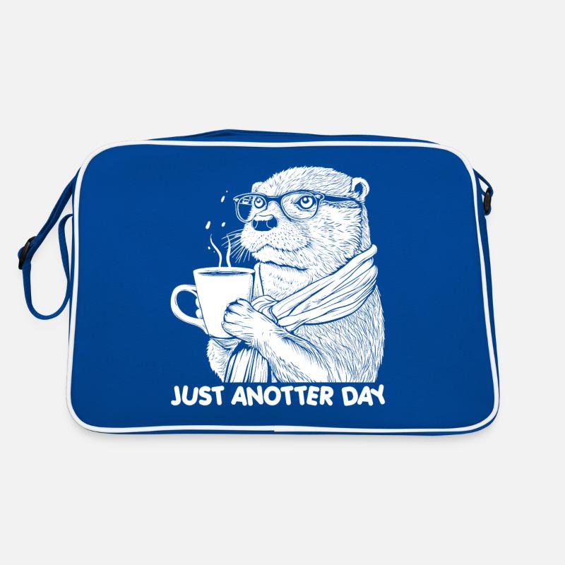 Cadeau drôle de café Otter Sac Retro