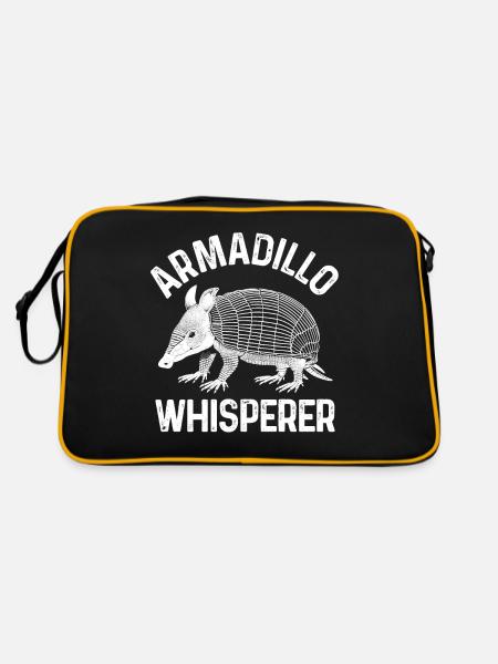 Armadillo - Retro Bag - black/gold - Back