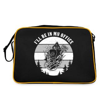 I'm going to be in my office Electricity Profession - Retro Bag - black/gold - Back