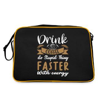 Coffee - Retro Bag - black/gold - Back