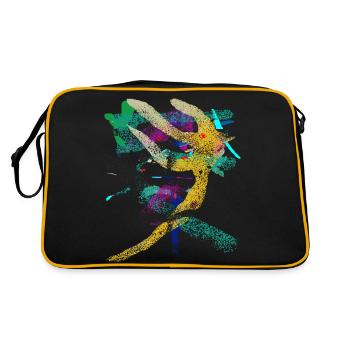 Art Patterns - Retro Bag - black/gold - Back