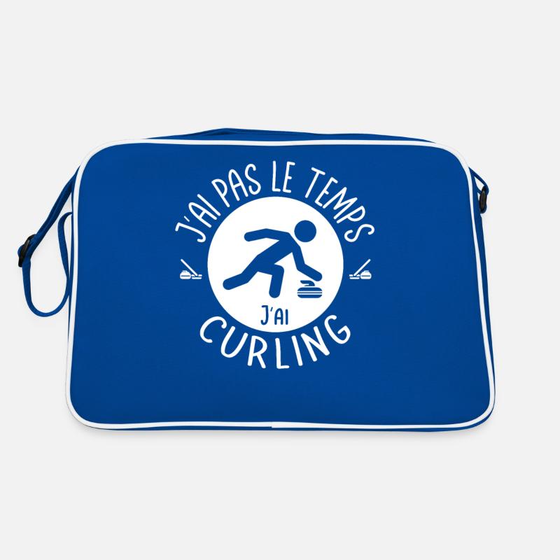 J'ai pas le temps j'ai Curling Sac Retro
